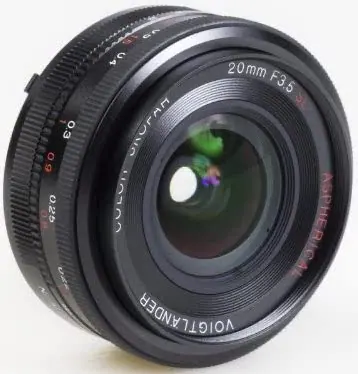 Voigtlander 20mm F3.5 Color Skopar SL II