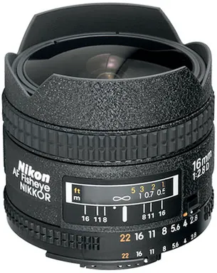 Nikon AF Fisheye-Nikkor 16mm f/2.8D