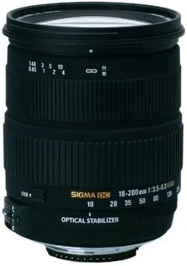 Sigma 18-200mm F3.5-6.3 DC OS HSM