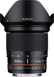 Samyang / Rokinon 20mm F1.8 ED AS UMC